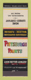 Matchbook Cover - Pittsburgh Paints Home Lumber Warrensburg MO