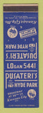 Matchbook Cover - Pusateri's Kansas City MO