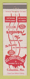Matchbook Cover - All States Village Columbia MO Fulton Macon