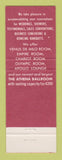 Matchbook Cover - Venus de Milo Restaurant Swansea MA
