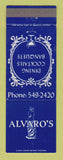 Matchbook Cover - Alvaro's Restaurant Royal Oak MI WEAR