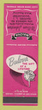 Matchbook Cover - Bulova Watches William Johnston Seaford LI Jewelry