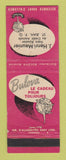 Matchbook Cover - Bulova Watches J Henri Meunier St Jean QC