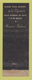 Matchbook Cover - Bulova Watches J Henri Meunier St Jean QC