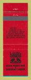 Matchbook Cover - Cut Rate Liquors Quail Roost Bar Miami FL RED