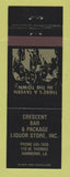 Matchbook Cover - Crescent Bar Liquor Store Hammond LA