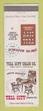 Matchbook Cover - Tell City Chairs Furniture Tell City IN