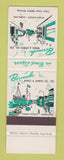 Matchbook Cover - Bermuda Wine and Spirits Hamilton Bermuda SAMPLE