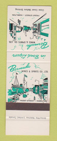 Matchbook Cover - Bermuda Wine and Spirits Hamilton Bermuda SAMPLE