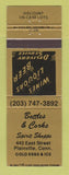 Matchbook Cover - Bottles and Corks Liquor Plainville CT