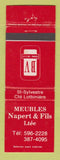 Matchbook Cover - Meubles Napert & Fils Lotbiniere QC WEAR