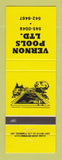 Matchbook Cover - Vernon Pools Ltd BC?