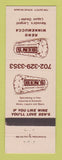 Matchbook Cover - Ben's Discount Liquors Reno Winnemucca NV
