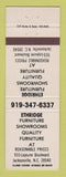 Matchbook Cover - Ethridge Furniture Jacksonville NC