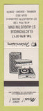 Matchbook Cover - Electronique St Augustin QC Stereo Admiral Quasar Zenith