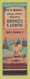 Matchbook Cover - Hurst's Corner Huron SD