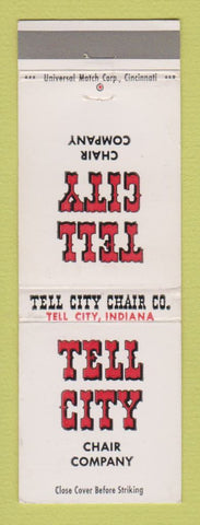 Matchbook Cover - Tell City Chair Company Tell City IN