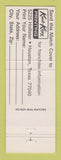 Matchbook Cover - Kwik Kopy Printing Boardman OH