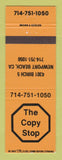 Matchbook Cover - The Copy Stop Printing Newport Beach CA