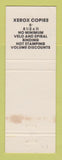 Matchbook Cover - The Copy Stop Printing Newport Beach CA