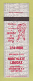 Matchbook Cover - Northgate Liquors Binghamton NY