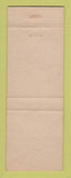 Matchbook Cover - Pete McMIllan Furniture Drexel Simmons Jacksonville NC
