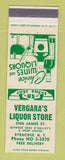 Matchbook Cover - Vergara's Liquor Store Syracuse NY