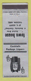Matchbook Cover - Town House Liquor Bar Tucson AZ WEAR