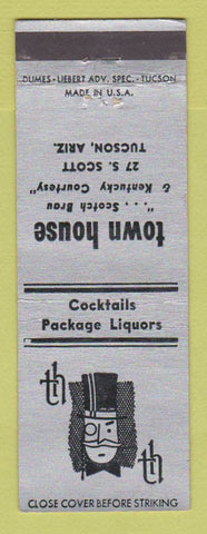 Matchbook Cover - Town House Liquor Bar Tucson AZ WEAR