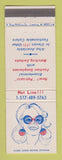 Matchbook Cover - Bicentennial Fashion Glasses Earrings Lansing MI girlie WEAR