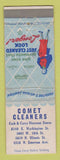 Matchbook Cover - Comet Cleaners Indianapolis IN girlie WEAR