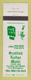 Matchbook Cover - Scottish Lodge Motel Ferndale WA