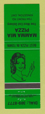 Matchbook Cover - Mamma Mia Pizza Kingston ON girlie