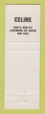 Matchbook Cover - Celine girlie Lakewood Coorado