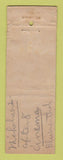 Matchbook Cover - May Department Store Beauty Salon girlie WORN