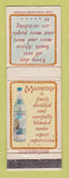 Matchbook Cover - Mainstay Liquor South Africa