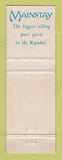 Matchbook Cover - Mainstay Liquor South Africa