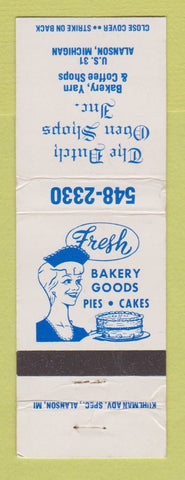 Matchbook Cover - Dutch Oven Shops girlie Alanson MI WORN