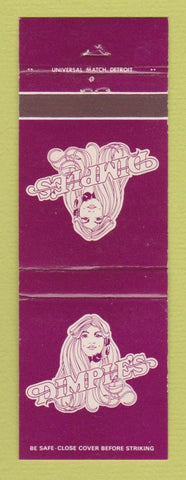 Matchbook Cover - Dimple's Restaurant Dearborn Heights MI