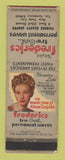 Matchbook Cover - Frederic Wave Pierre Beauty Salon New York City girlie WEAR