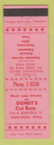Matchbook Cover - Sidney's Cut Rate Harrisburg PA