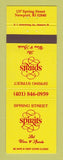 Matchbook Cover - Spring Street Spirits Liquor Newport RI