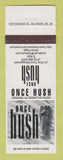 Matchbook Cover - Once Hush Alternative Music band