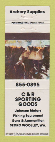 Matchbook Cover - C&R Sporting Goods Sedro Woolley WA