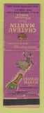 Matchbook Cover - Chateau Martin Wines girlie WORN