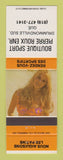 Matchbook Cover - Boutique Sport Pierre Roux Drummondville QC pinup