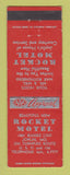 Matchbook Cover - Rocket Motel Joplin MO