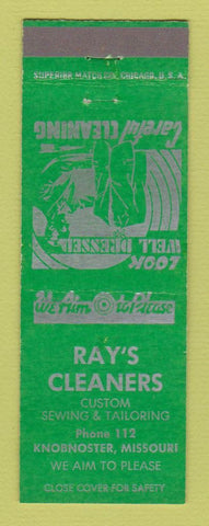 Matchbook Cover - Ray's Cleaners Knobnoster MO