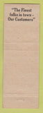 Matchbook Cover - Webb City Recreation billiards Webb City MO