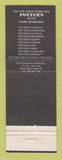Matchbook Cover - Potter's Canadian Whiskey Portland OR